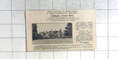 1936 Ashdown Forest Forest Row For Sale With 73 Acres Tylehurst 