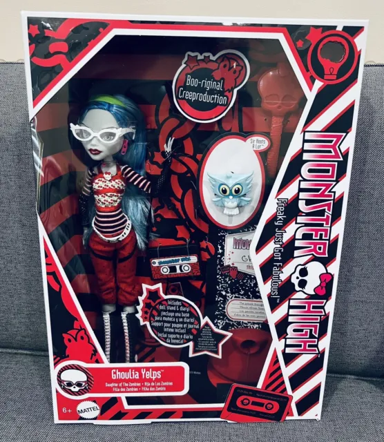 2024 Monster High Ghoulia Yelps Boo-riginal Creeproduction Fashion Doll