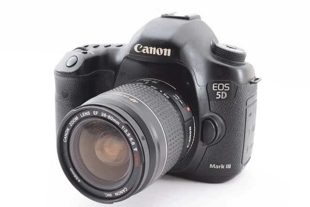 CANON EOS 5D Mark III DSLR Camera with EF 28-80mm Lens, 23MP