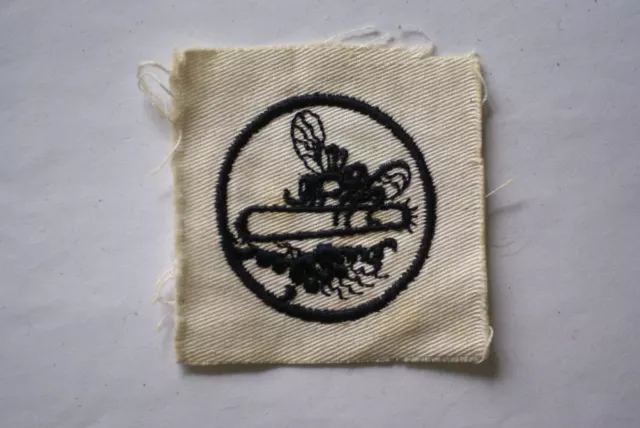 WW2 US Navy PT Torpedo Boat Mosquito patch, black on white