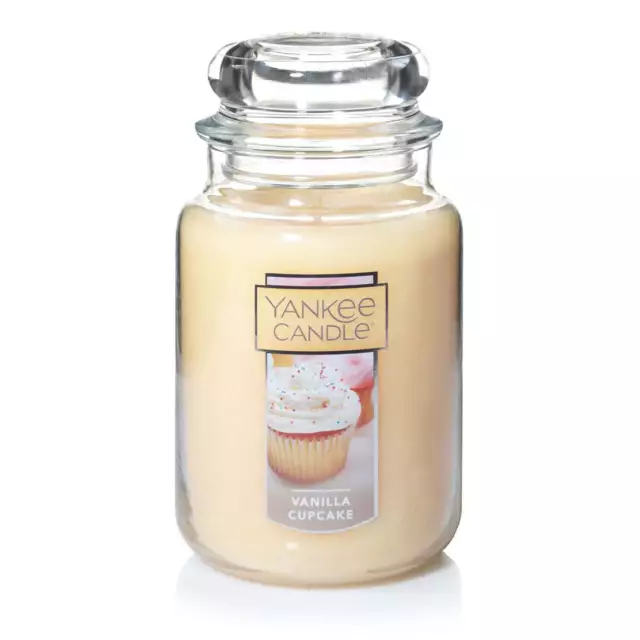 Yankee Candle Vanilla Cupcake - 22 oz Original Large Jar Scented Candle