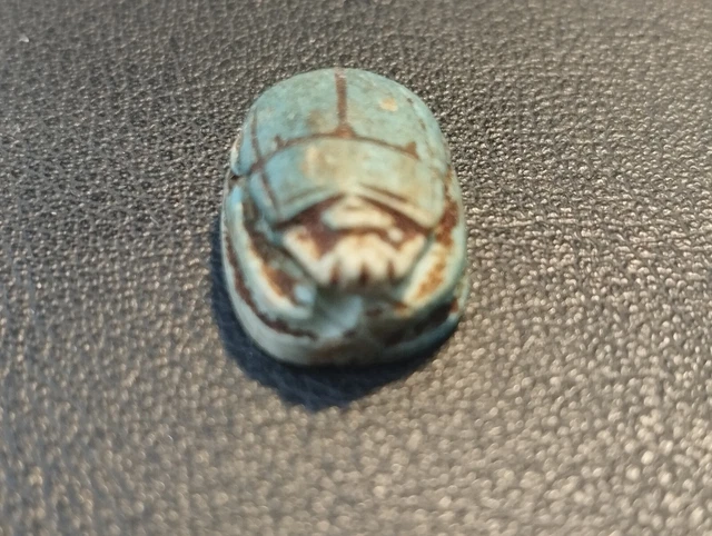 Handgesch. ägyptischer Skarabäus aus Speckstein-LUXOR  1.7 x 1 cm Als Anhänger