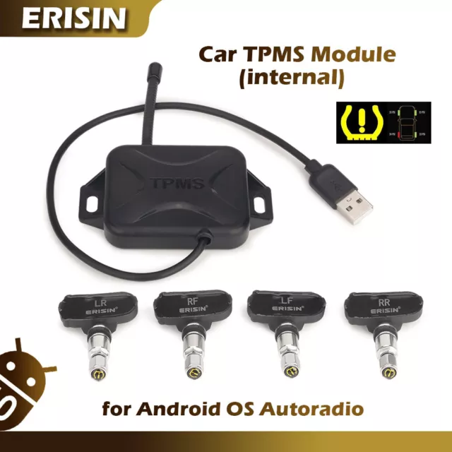 Schneller USB TPMS Module Reifendruck Werkzeug mit 4 Sensors Android Car Stereos