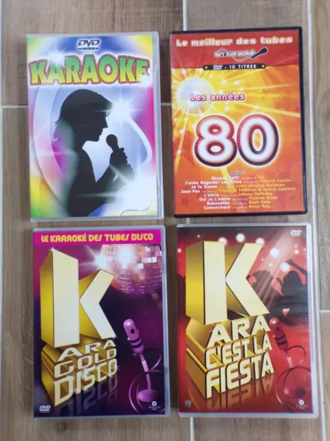 LOT DE 16 Dvd De Karaoke Francais Et Internationales EUR 39,99