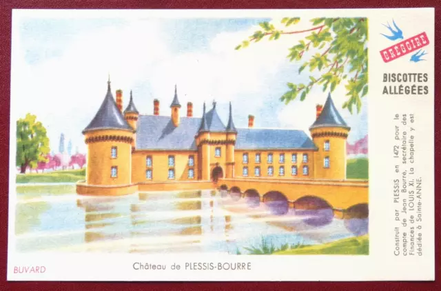 Buvard - Grégoire Biscottes - Château De Plessis-Bourré - Illustrateur - 15X9,5