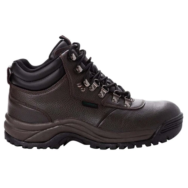 Propet Shield Walker 6 Inch Waterproof Composite Toe Work  Mens Brown Work Safet