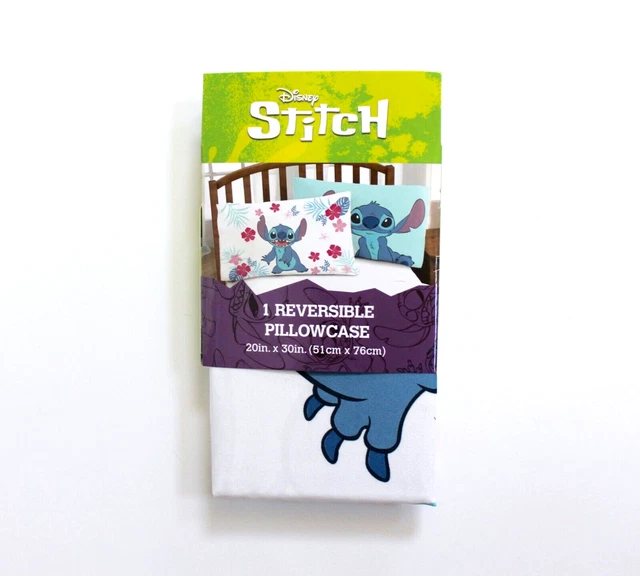 Disney Lilo & Stitch Stitch Floral One Standard Reversible Pillowcase Multicolor Disney Lilo & Stitch Stitch Floral One Standard Reversible Pillowcase Multicolor