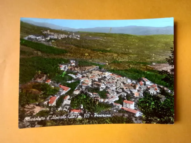 Cartolina Ospedaletto D ' Alpinolo Avellino Viaggiata