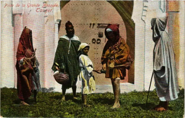 CPA AK TANGER Porte de la Grande Mosquée MAROC (689035)