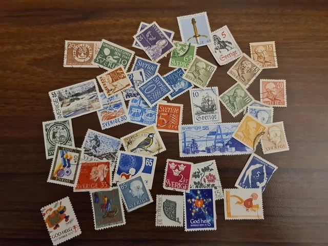 Briefmarken Schweden Lot Set Konvolut Sammlung