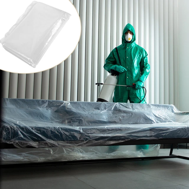 Cubierta protectora de sofá sofá sofá polietileno transparente