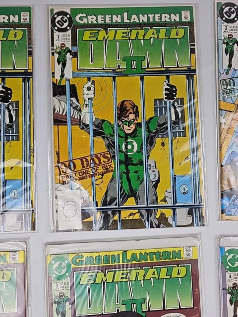 Green Lantern Emerald Dawn II #1 2 3 4 5 6 DC 1991 Complete Set/Run 1-6 + 6 More 3