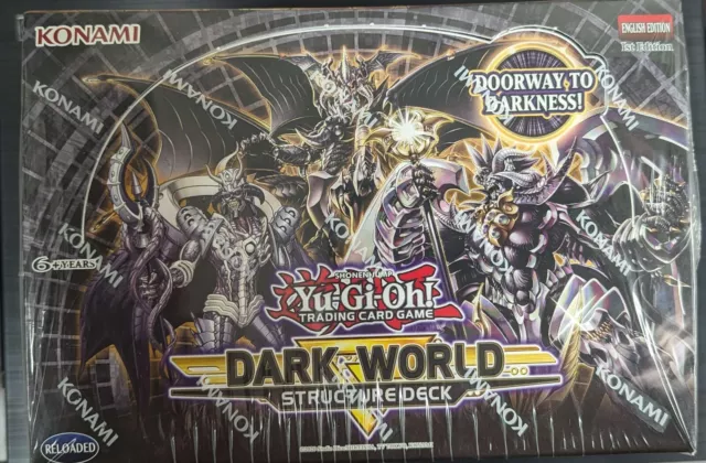 YU-GI-OH STRUCTURE DECK: Dark World Display Box SEALED! $39.99 - PicClick