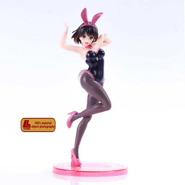 Anime Saekano Fine Megumi Kato Bunny girl PVC Action figure Statue Toy Gift