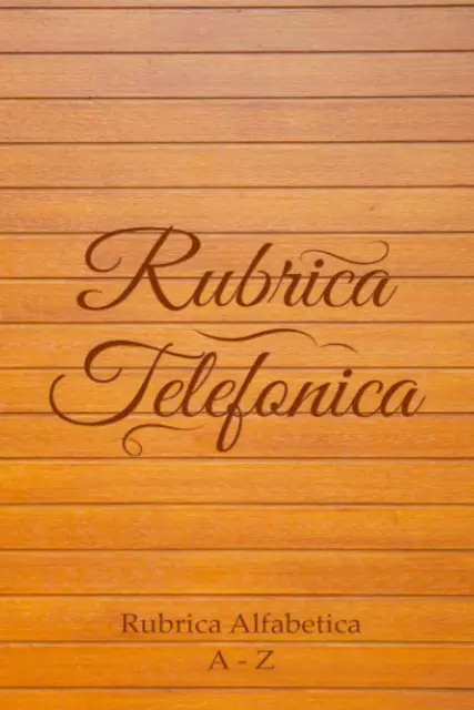 RUBRICA TELEFONICA: UNA Bella Rubrica Telefonica Alfabetica, Agenda  Telefono, Ru EUR 9,60 - PicClick IT