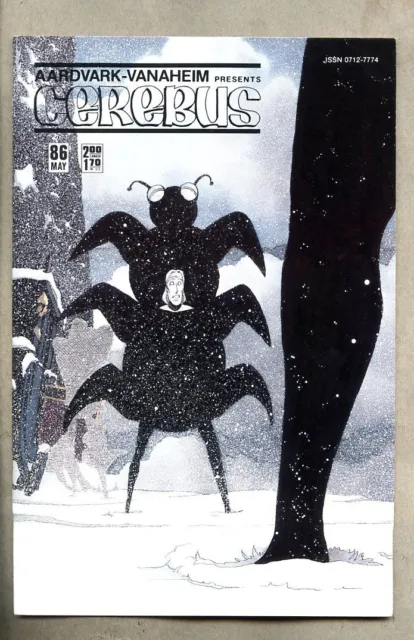 Cerebus The Aardvark #86-1986 nm- 9.2 Dave Sim Flying Off the Handle at Oblique