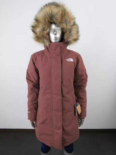 Womens XXL-XXXL The North Face TNF Arctic Parka Down Warm Winter Jacket Marron