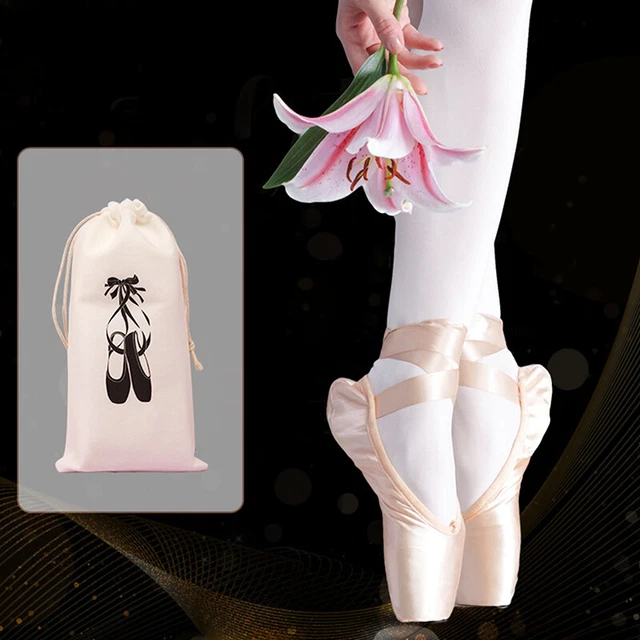 Dance Bag Shoes Storage Pouch Ballet Organizer Handbag Bags Pouches Satin Bal Wa