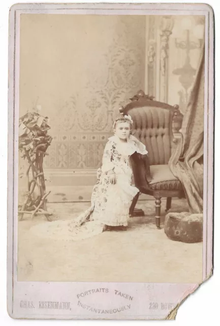 Chas. Eisenmann Princess Lucy Midget Cabinet Photo Freak Show Circus Victorian
