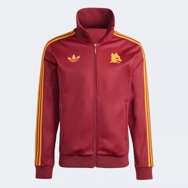 FELPA AS ROMA Adidas Originals Track Top Firebird Beckenbauer EUR
