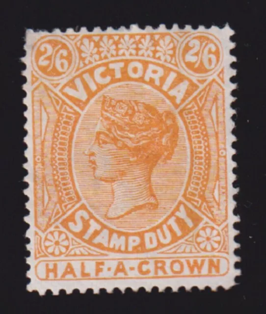 Vict 1886 2/6 (Half A Crown) Yellow/Orange Stamp Duty unused CV$$$$$$$[gg147]