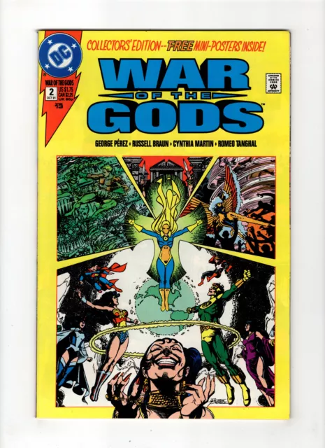 War of the Gods #2 (Mini-Posters Attached) (1991 DC Comics) Combine S/H