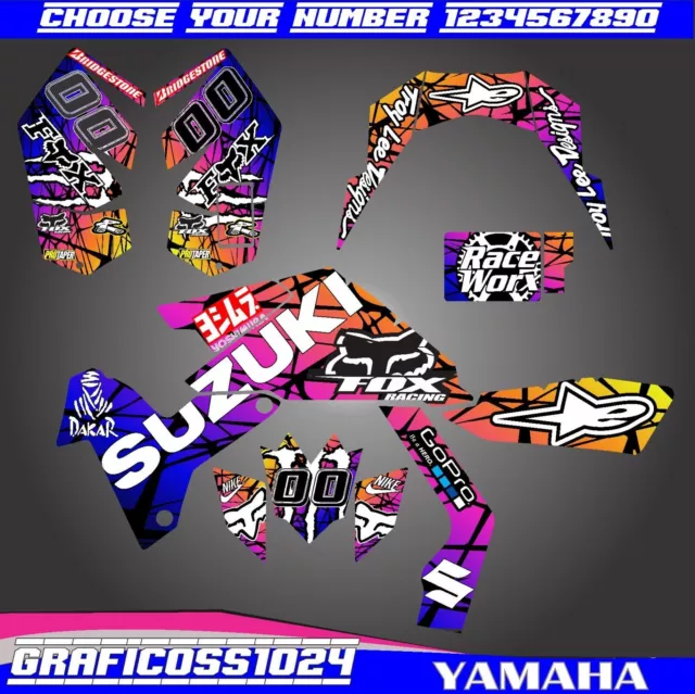 Suzuki LTR 450 Full Graphics Kit - Custom ATV Stickers Decal Wrap All Years