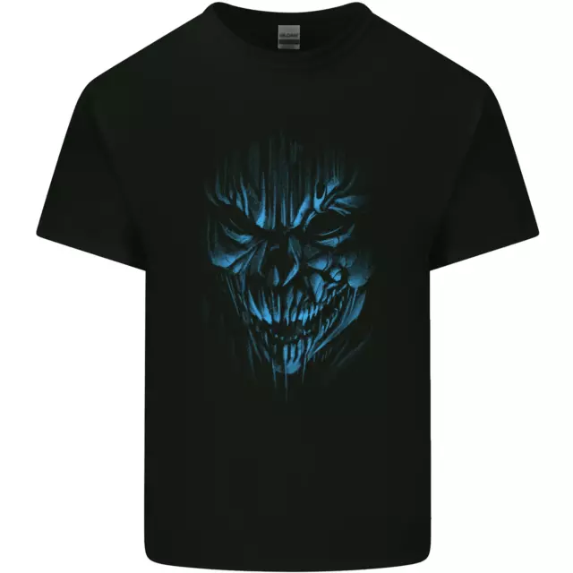 Demon Skull Devil Satan Grim Reaper Gothic Mens Cotton T-Shirt Tee Top