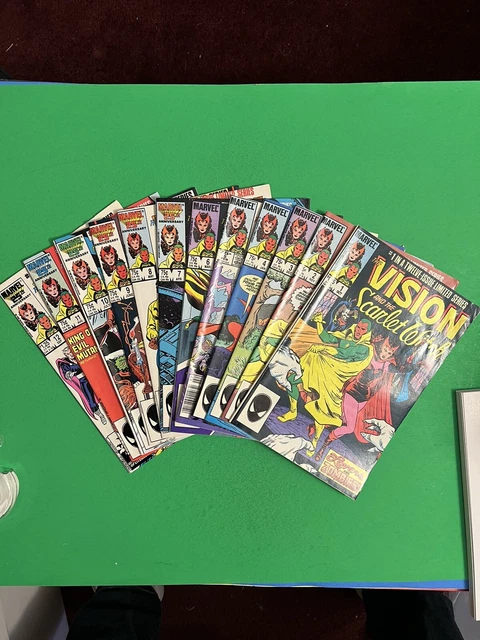 Vision and the Scarlet Witch #1-12 Complete Set Marvel Comics 1985 VF/NM