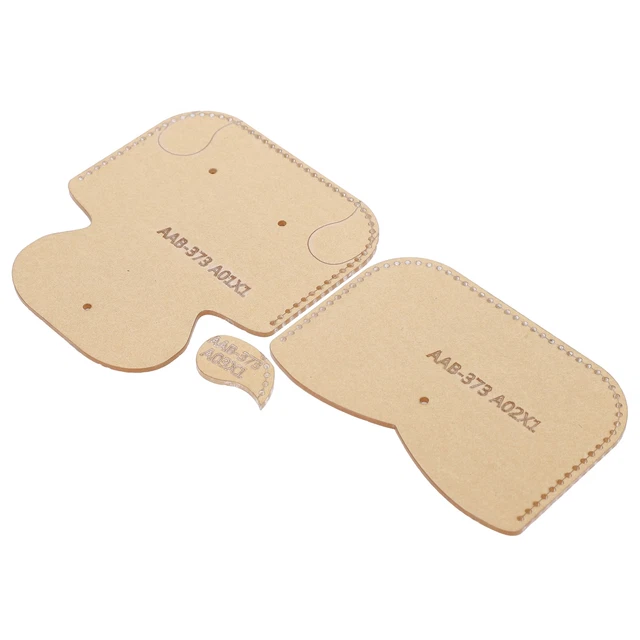 Acrylic Template Coin Purse DIY Hand‑Made Leather Pattern Wallet Mold Craft 7