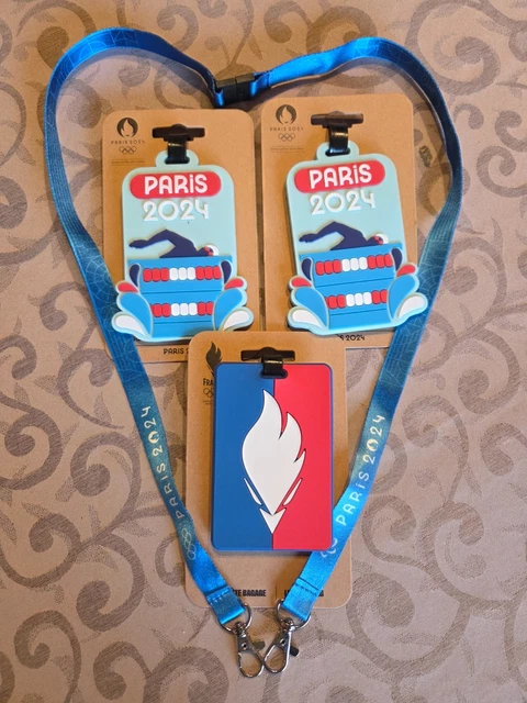 Étiquette à Bagage Officielle – Jeux Olympiques De Paris 2024 – Neuve