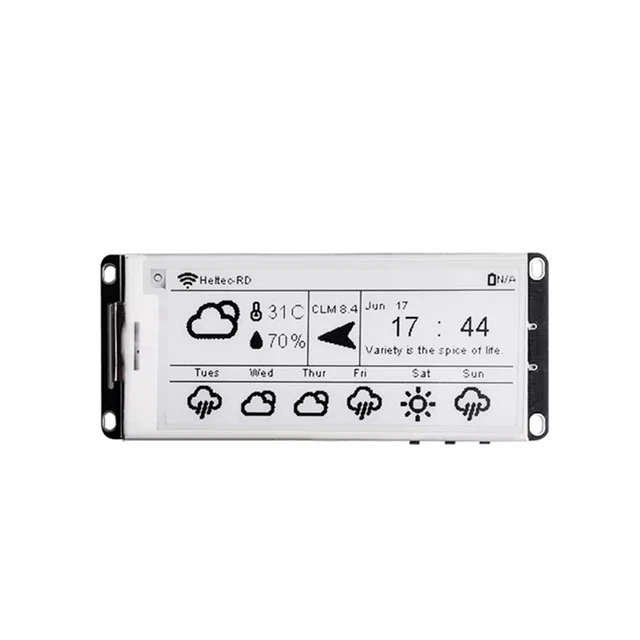 QIQIAZI Vision Master E290 – ESP32-S3R8 LoRa E-Ink Display 2.9 Inch, Compatibel Met Arduino, Meshtastic En Raspberry Pi