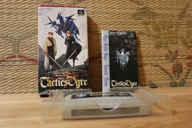 Tactics Ogre w/box manual Nintendo Super Famicom SFC Very Good Condition!