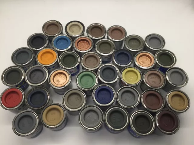 Humbrol / Revell Enamel/Metallic Model Paint Matt 38x 14ml Tins Assorted Colours