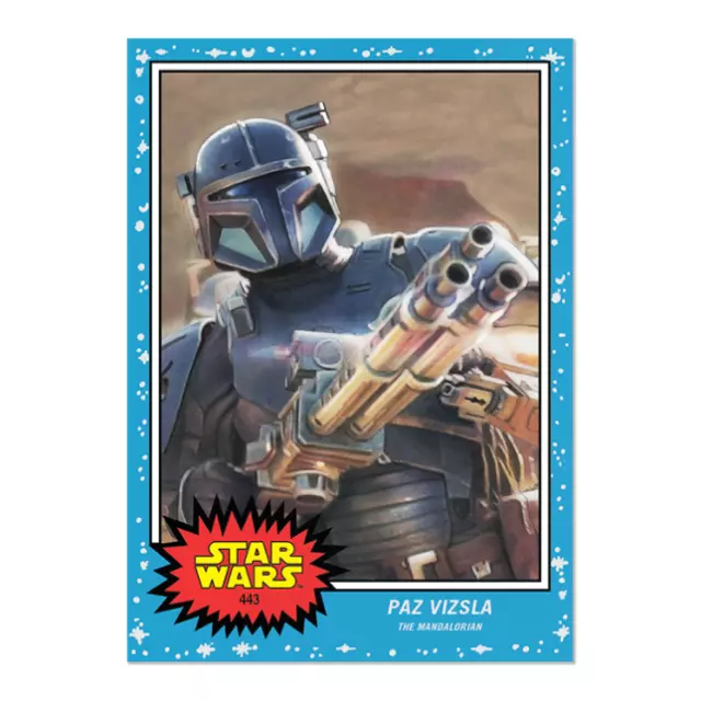 Topps STAR WARS Living Set 443 PAZ VIZSLA- MANDALORIAN PRESALE