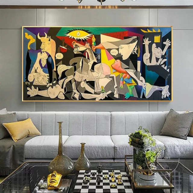 Picasso Famous Handmade Oil Painting Guernica Reproductions Canvas Art Abstract