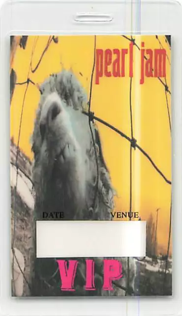 Pearl Jam Backstage Pass 1993 VIP Variant