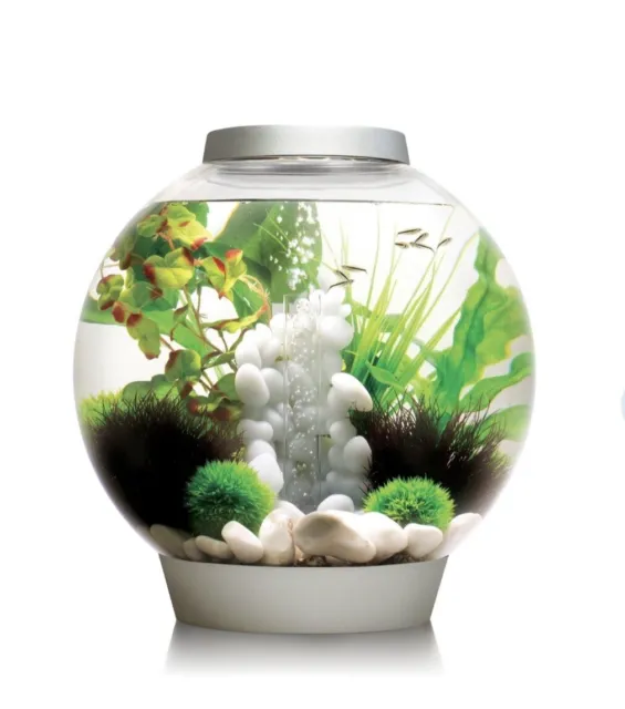 biOrb Classic 30 Aquarium LED 8 Gallon Fish Bowl By Oase Plus 3 Maintenance Kits