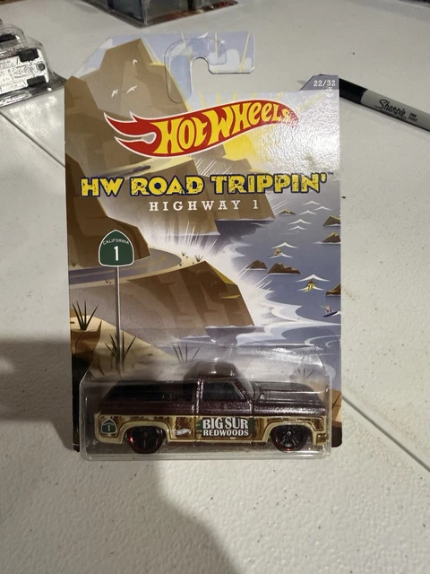 HOT WHEELS 83 Chevy Silverado HW Road Trippin' Highway 1 $175.99