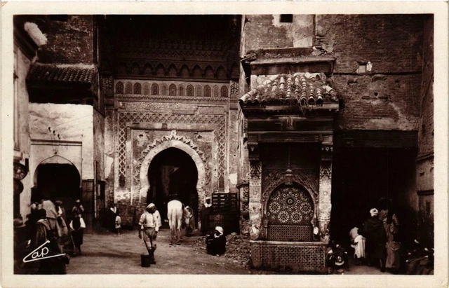 CPA AK FEZ - La Fontaine Nejjarine MAROC (669158)