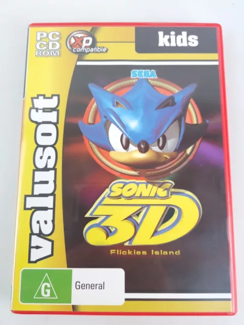 Sonic 3D Flickies Island PC CDROM 2005 Sega