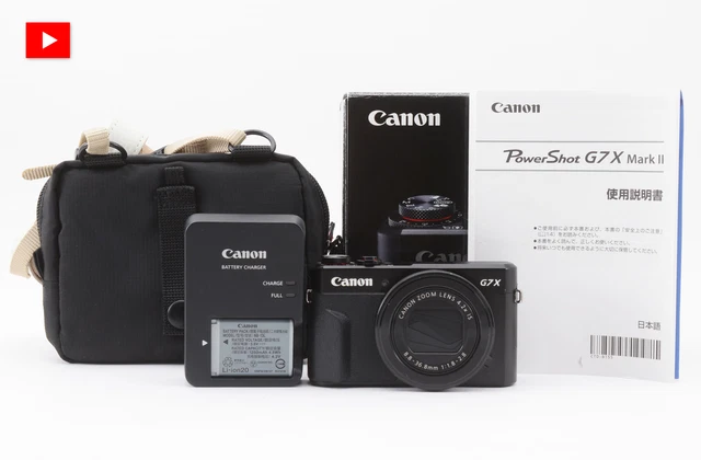 [MINT w/ Box] Canon POWERSHOT G7X Mark II 2 Compact Digital Camera from JAPAN