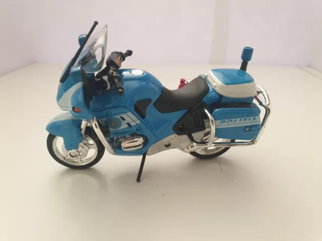 Modellino Moto BMW Polizia Stradale  1/18