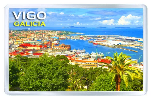 Vigo Galicia España Fridge Magnet Souvenir Iman Nevera