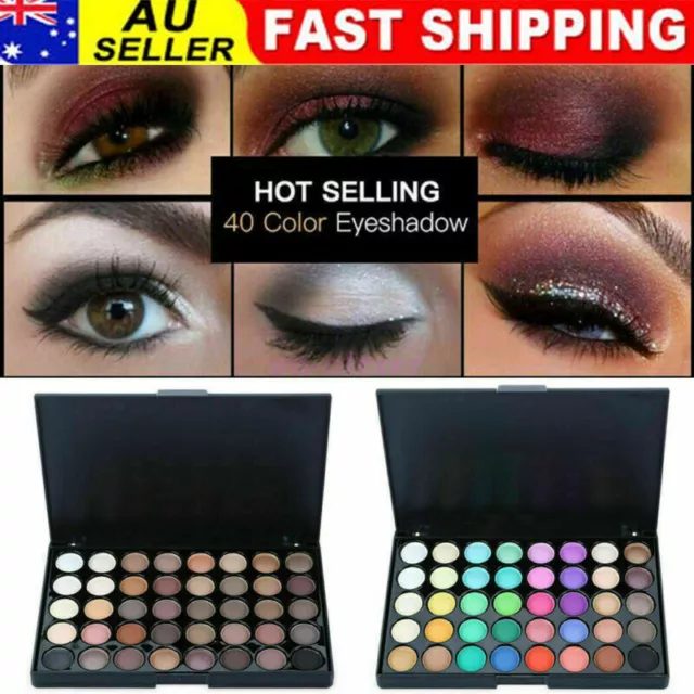 40 Colours Eye Shadow Eyeshadow Palette Makeup Make Up Kit Set Professional Box