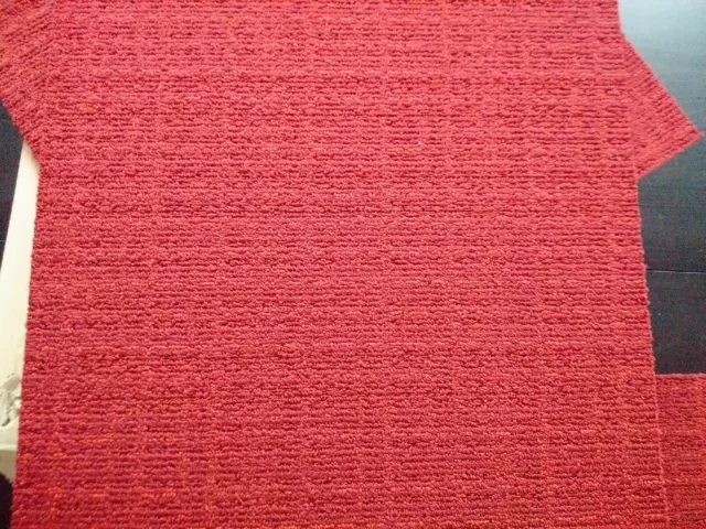 Neuf Desso Scape 18 dalles moquette rouge brique 4,5m² new carpet tiles