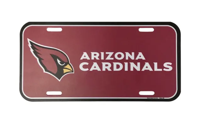 Arizona Cardinals NFL American Football Wall Decoration Car Licence Plate