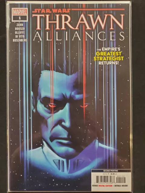 Star Wars: Thrawn Alliances #1 2nd Print Marvel 2024 VF/NM