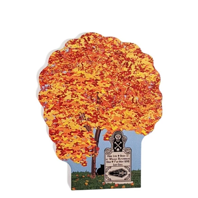 Cat's Meow Village Halloween Salem Lost Soul Billy Butcherson Grave #22-552 NEW
