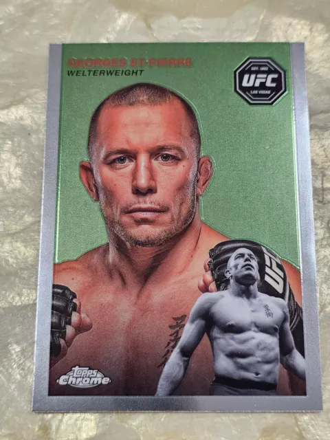 Topps Chrome UFC 2024 Georges ST Pierre UFC Debut